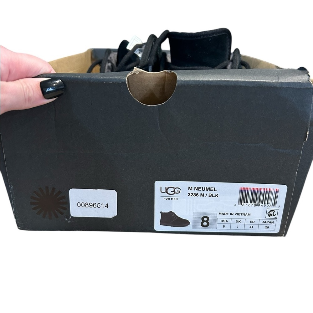 UGG Black Neumel Boots men’s size 8